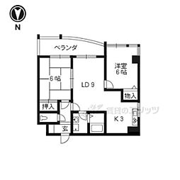 VEGA999 2LDKの間取図画像