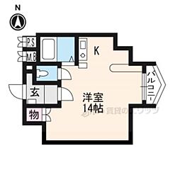 GRACEMAISONOZ ワンルームの間取図画像