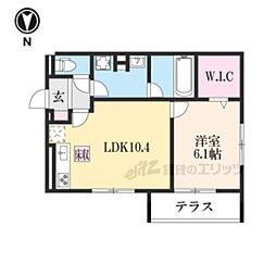 CASASERESA 1LDKの間取図画像