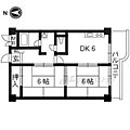 パールハイツイナリ3階6.8万円