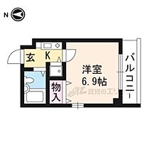 京都府京都市山科区四ノ宮泓（賃貸マンション1K・4階・19.25㎡） その2