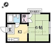 滋賀県大津市横木１丁目（賃貸アパート1K・2階・17.88㎡） その2