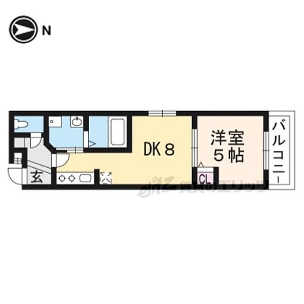 京都府京都市南区八条通大宮西入八条町(賃貸マンション1LDK・2階・29.26㎡)の写真 その2