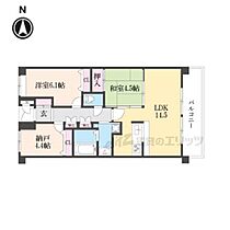 ルネスピース山科御陵  ｜ 京都府京都市山科区御陵大津畑町（賃貸マンション3LDK・3階・67.95㎡） その2