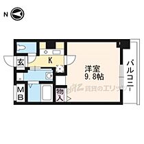 京都府京都市山科区東野北井ノ上町（賃貸マンション1K・2階・26.77㎡） その2