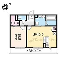 ティーガーデンレジデンス 210 ｜ 滋賀県栗東市小柿１丁目（賃貸アパート1LDK・2階・42.54㎡） その2