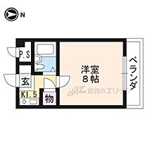 モンシャトー 202 ｜ 京都府京都市山科区厨子奥若林町（賃貸マンション1K・2階・20.00㎡） その2