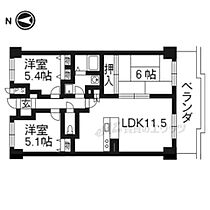 京都府京都市伏見区石田桜木（賃貸マンション3LDK・6階・62.10㎡） その2