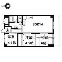 山科南団地G棟  ｜ 京都府京都市山科区西野阿芸沢町（賃貸マンション3LDK・10階・63.36㎡） その2