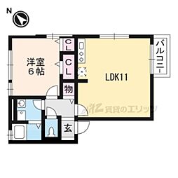 間取図画像 1LDK