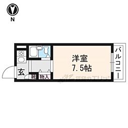 フェニックス樋口 1Kの間取図画像