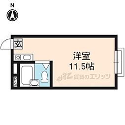 コーポヒトミ ワンルームの間取図画像