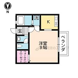 CasaEsperanza 1Kの間取図画像