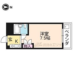 ユース32 1Kの間取図画像