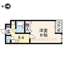 ABCFIRST 1Kの間取図画像