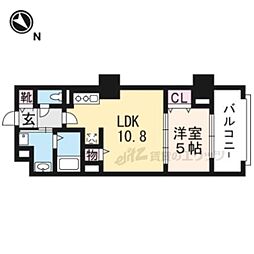 ときわぎ 1DKの間取図画像
