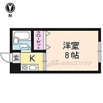 京都府京都市北区衣笠赤阪町（賃貸アパート1K・2階・19.00㎡） その2