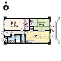 京都府京都市西京区樫原硲町（賃貸マンション2LDK・2階・54.00㎡） その2