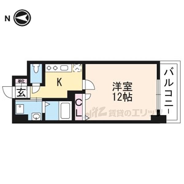 エスリード西小路御池 ｜京都府京都市中京区西ノ京月輪町(賃貸マンション1K・3階・34.49㎡)の写真 その2