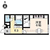 レオパレスウエスタン 106 ｜ 京都府京都市右京区嵯峨野西ノ藤町（賃貸アパート1K・1階・23.18㎡） その2