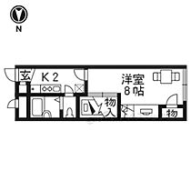 京都府京都市西京区樫原下池田町（賃貸アパート1K・2階・19.87㎡） その2