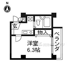 ネオ・ボナール華 1Kの間取図画像