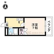 りりぱっと植村 202 ｜ 京都府京都市伏見区景勝町（賃貸マンション1K・1階・19.20㎡） その2