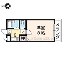 京都府京都市山科区北花山大林町（賃貸マンション1K・2階・19.50㎡） その2