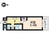 京都府京都市右京区西京極橋詰町（賃貸マンション1K・4階・25.23㎡） その2