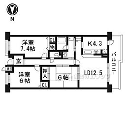 間取図画像 3LDK