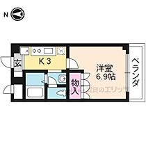 プレリュード 103 ｜ 京都府京都市伏見区向島中島町（賃貸マンション1K・1階・24.84㎡） その2