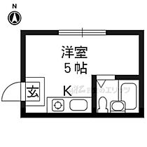 京都府京都市伏見区深草直違橋片町（賃貸マンション1R・2階・16.00㎡） その2