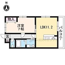 京都府京都市伏見区深草仙石屋敷町（賃貸マンション1LDK・4階・45.37㎡） その2