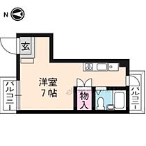 メゾンウェルス 206 ｜ 京都府京都市伏見区竹田北三ツ杭町（賃貸マンション1K・2階・18.00㎡） その1