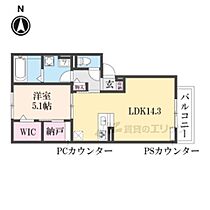 京都府京都市伏見区桃山町因幡（賃貸アパート1LDK・2階・49.21㎡） その2