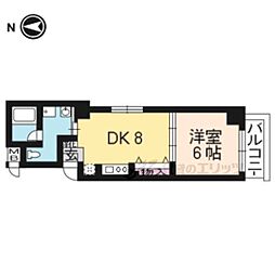 ＥＣ京都駅前ＫＯＴＯ 3階1LDKの間取り