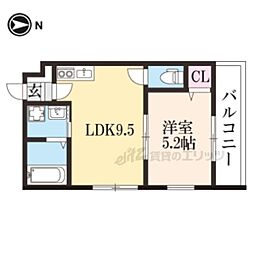ERRISUEGA 1LDKの間取図画像