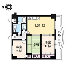 エスポワール彩 3LDKの間取図画像
