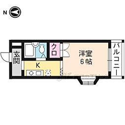 エクセレンス山ノ内 1Kの間取図画像