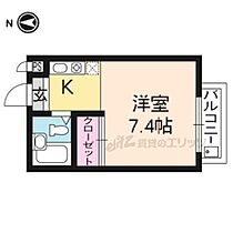 京都府京都市右京区西京極午塚町（賃貸マンション1R・4階・19.76㎡） その2