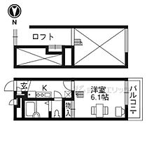 京都府京都市下京区西七条比輪田町（賃貸アパート1K・3階・19.87㎡） その2