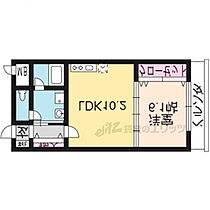 かどの御池　1号棟 105 ｜ 京都府京都市右京区太秦安井西沢町（賃貸アパート1LDK・1階・40.16㎡） その2