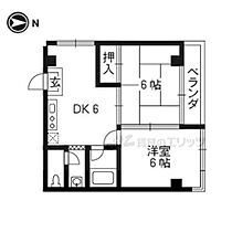 ヴィラロイヤルＹＵＫＩ 401 ｜ 京都府京都市南区吉祥院中河原里北町（賃貸マンション2DK・4階・45.00㎡） その2