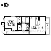 Ｇｒａｃｉａ神明 101 ｜ 京都府京都市中京区壬生神明町（賃貸マンション1LDK・1階・45.68㎡） その2