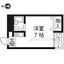 フレンドリー二条 101 ｜ 京都府京都市中京区西ノ京勧学院町（賃貸マンション1R・1階・17.06㎡） その2