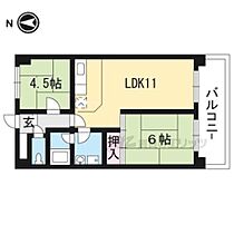 京都府京都市左京区田中関田町（賃貸マンション2LDK・3階・49.14㎡） その2