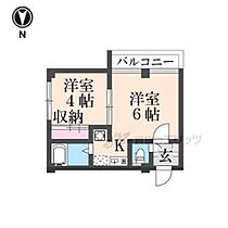 京都府京都市上京区椹木町通黒門東入る中御門横町（賃貸マンション2K・4階・29.28㎡） その2