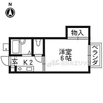 メガロンフィリア 206 ｜ 京都府京都市左京区吉田下阿達町（賃貸アパート1K・2階・20.00㎡） その2