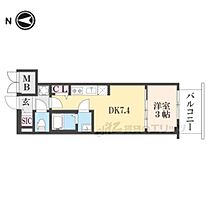 京都府京都市南区東九条西明田町（賃貸マンション1DK・3階・25.65㎡） その2