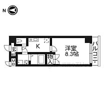 京都府京都市南区大宮八条下る九条町（賃貸マンション1K・2階・27.45㎡） その2